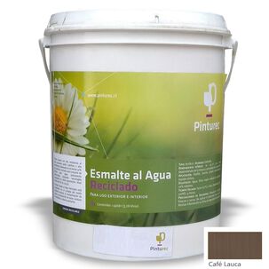 Esmalte Al Agua Reciclado Pinturec Satinado Café Lauca 1g