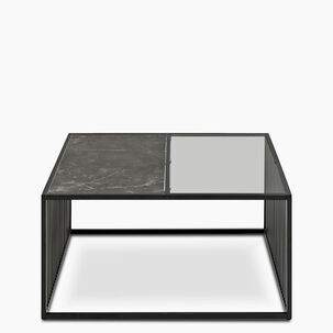 Mesa Elegante Estilo Enrejado Black Tope Vdirio Base Matlica