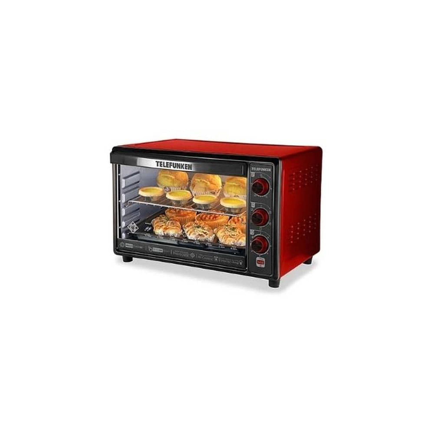 Horno El&eacute;ctrico Telefunken Tf E550c 50 Lts 2100w 220v Horno Certificado image number 3.0