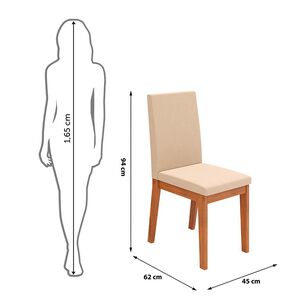 Juego De Comedor Vekkahome Marina Suzy / 6 Sillas