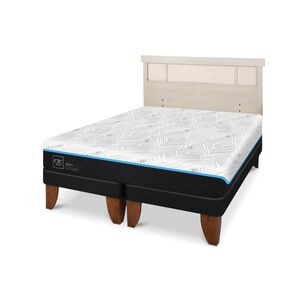 Cama Europea Cic Green Infinity / King / Base Dividida + Respaldo