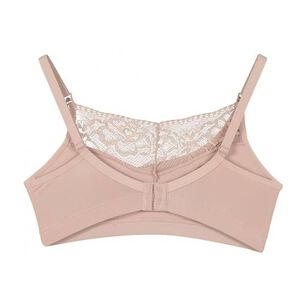 Sosten Lactancia Semi Encaje Algod&oacute;n Beige 2rios