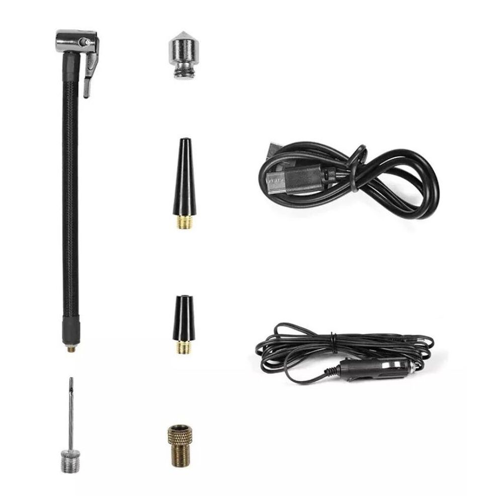 Compresor Mini Portatil 12v Powerbank Linterna image number 1.0