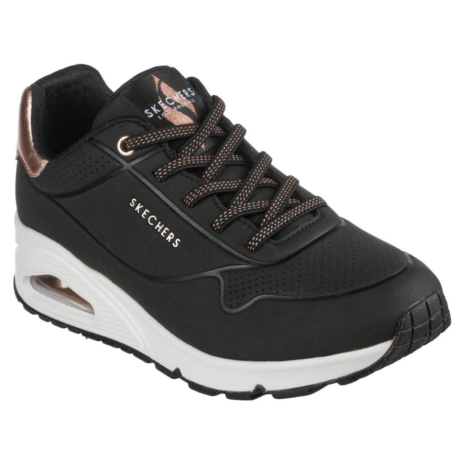 Zapatilla Urbana Mujer Skechers Uno Negro image number 0.0