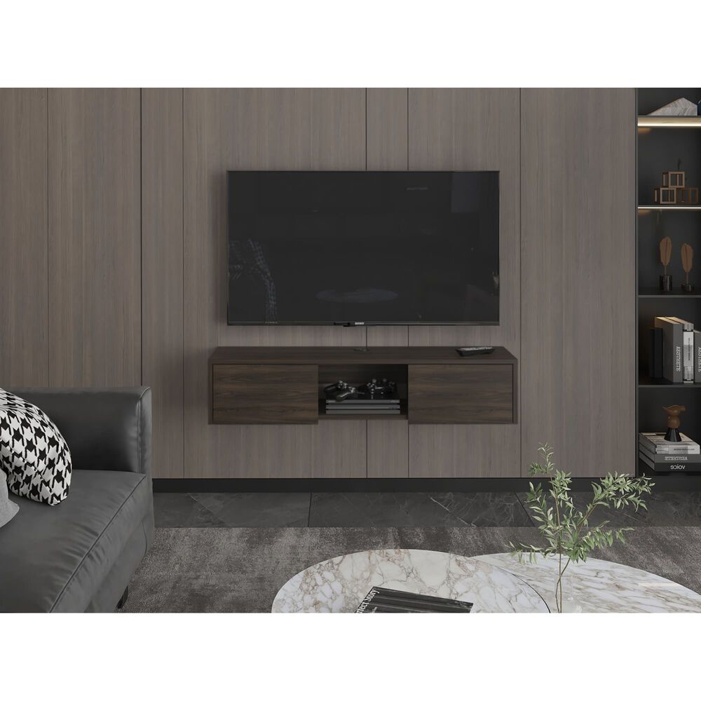 Mueble Para Tv 65" Fm 26,8x125,1x29,7 Cm Café Claro image number 5.0