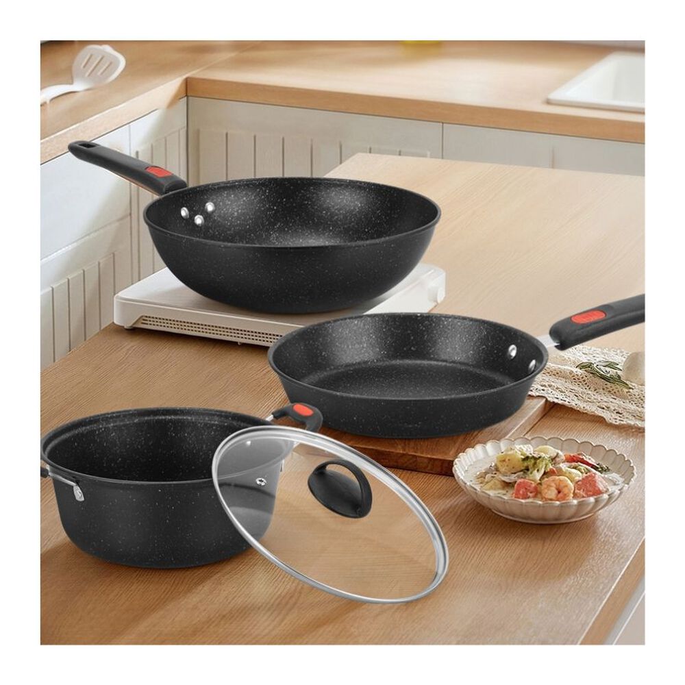 Juego De Ollas Set Utensilios De Cocina Antiadherentes image number 3.0