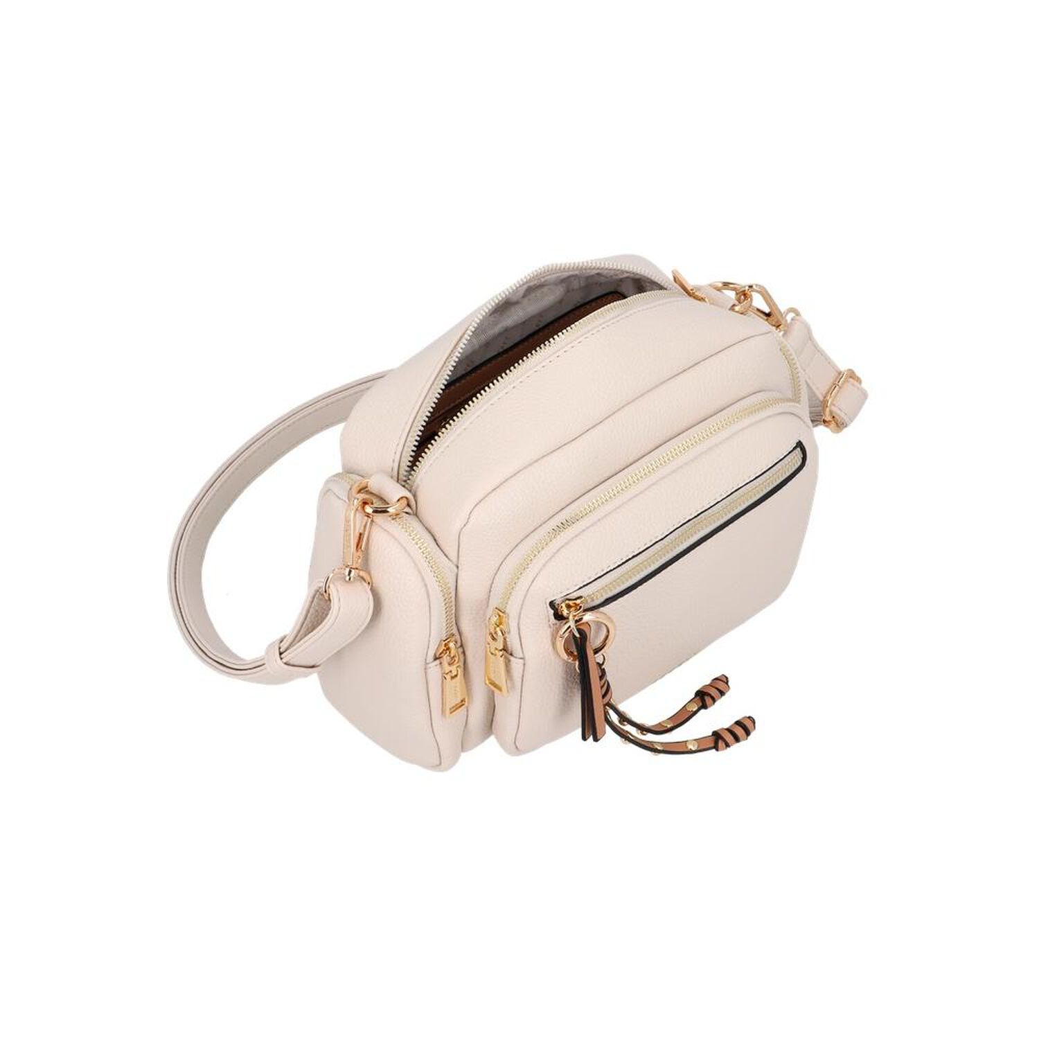 Bandolera Secret Lucca St6 M Beige image number 3.0