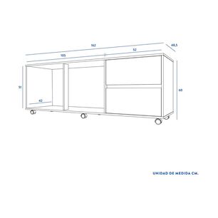 Rack Cic Nash / 2 Puertas / 2 Cajones