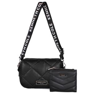 Cartera Acolchada Peyton + Billetera Negra Kenneth Cole