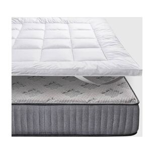 Cubrecolchon Acolchado 1.5 Plazas Blanco