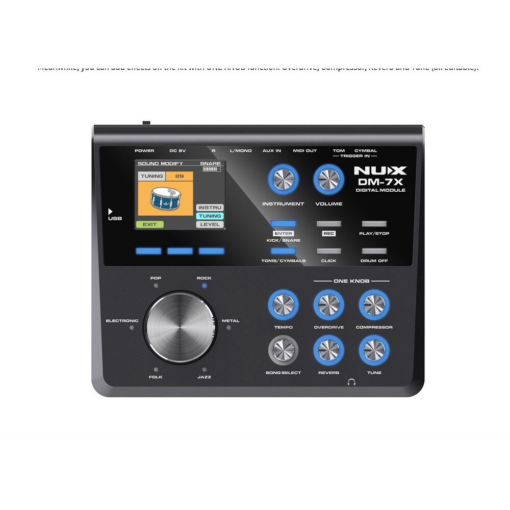 Bater&iacute;a Electr&oacute;nica Dm-7x Nux image number 3.0