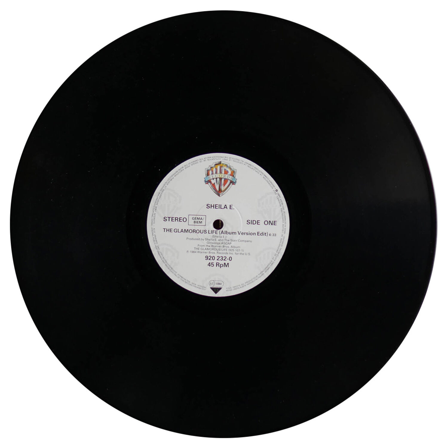 Sheila E. - The Glamorous Life (full Lenght Version) | 12" Maxi Single Usado image number 2.0