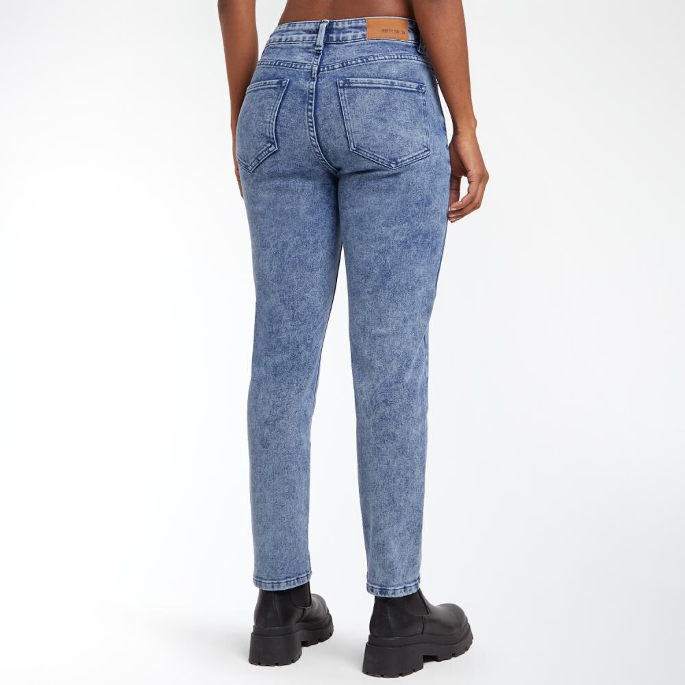 Jeans Basta Doblada Tiro Alto Skinny Mujer Rolly Go image number 3.0
