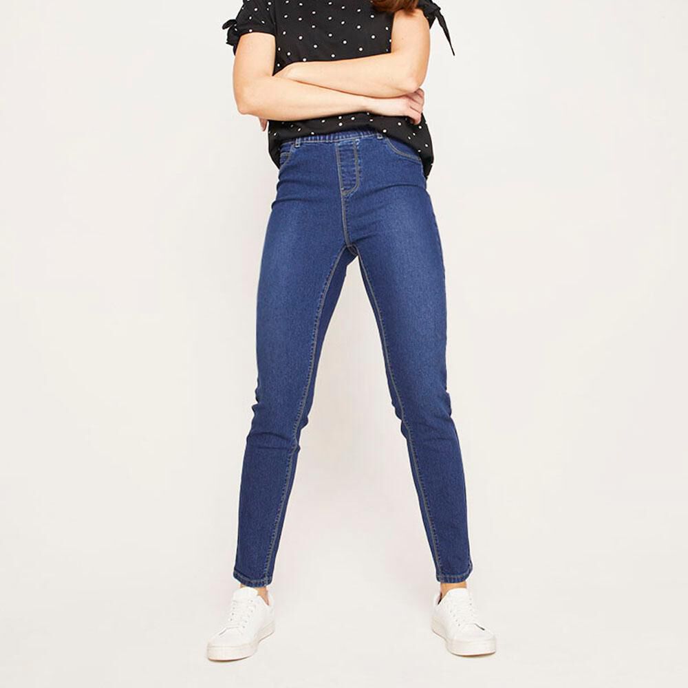 Jegging Tiro Alto Skinny Sin Cierre Mujer Geeps image number 4.0