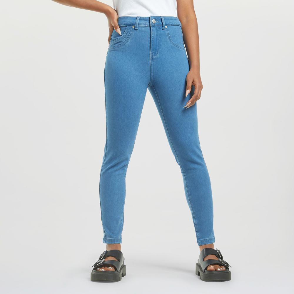 Jeans Tiro Alto Super Skinny Mujer Rolly Go image number 0.0