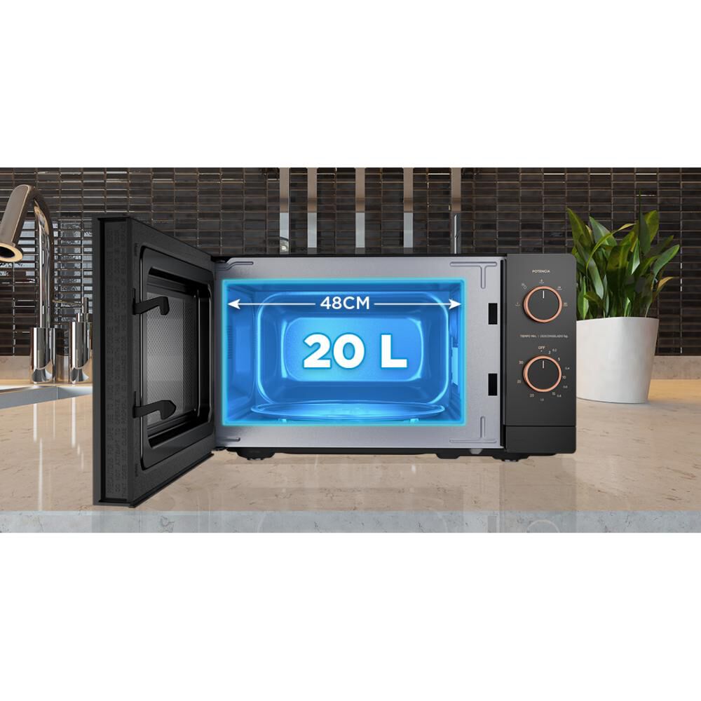 Microondas Midea MMP-20M711 / 20 Litros / 600W image number 6.0