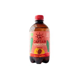 Kombucha Org&aacute;nica Durazno Gutsy Captain 1 X 400 Ml