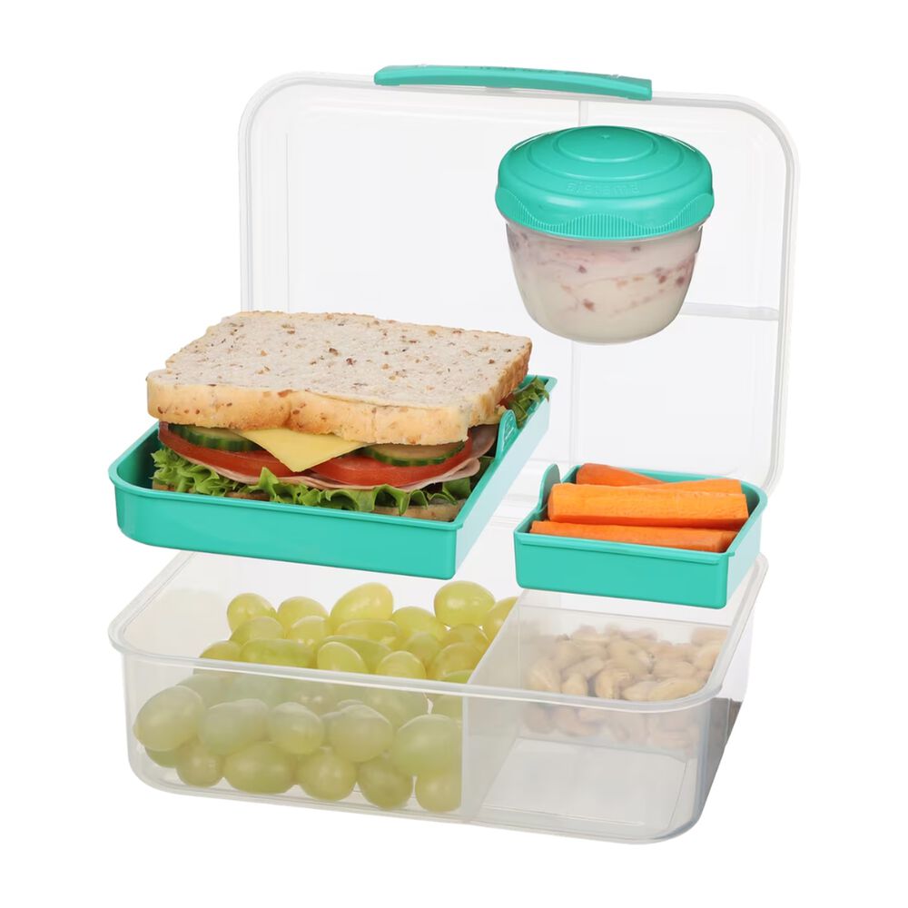 Sistema To Go - Herm&eacute;tico Bento 1.65l Con Pote Para Yogurt image number 5.0