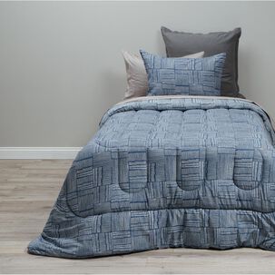 Plum&oacute;n Rosen Soft Touch Lucca Navy / 1.5 Plazas
