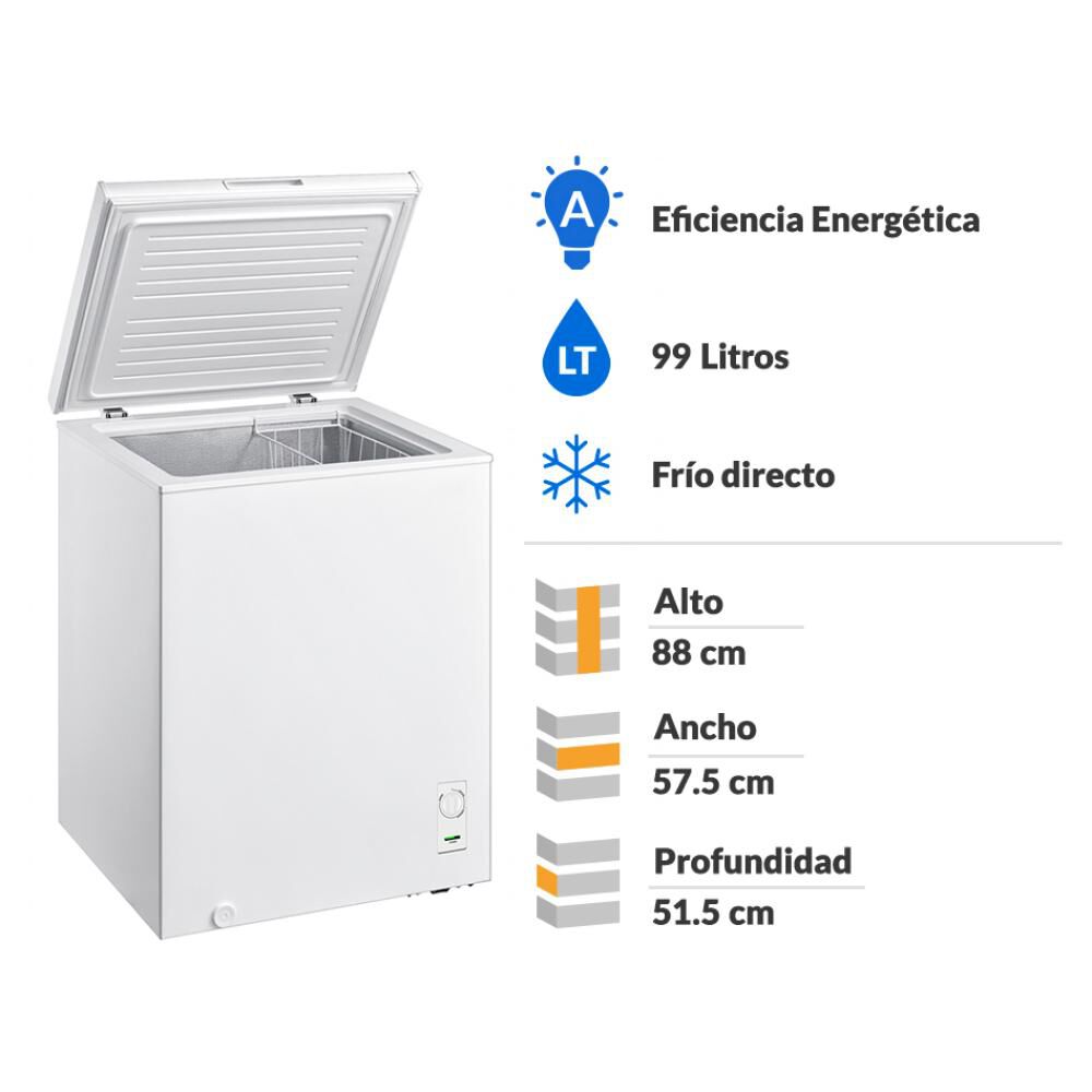Freezer Horizontal IRT I005CHEST99LT / Fr&iacute;o Directo / 99 Litros / A image number 1.0