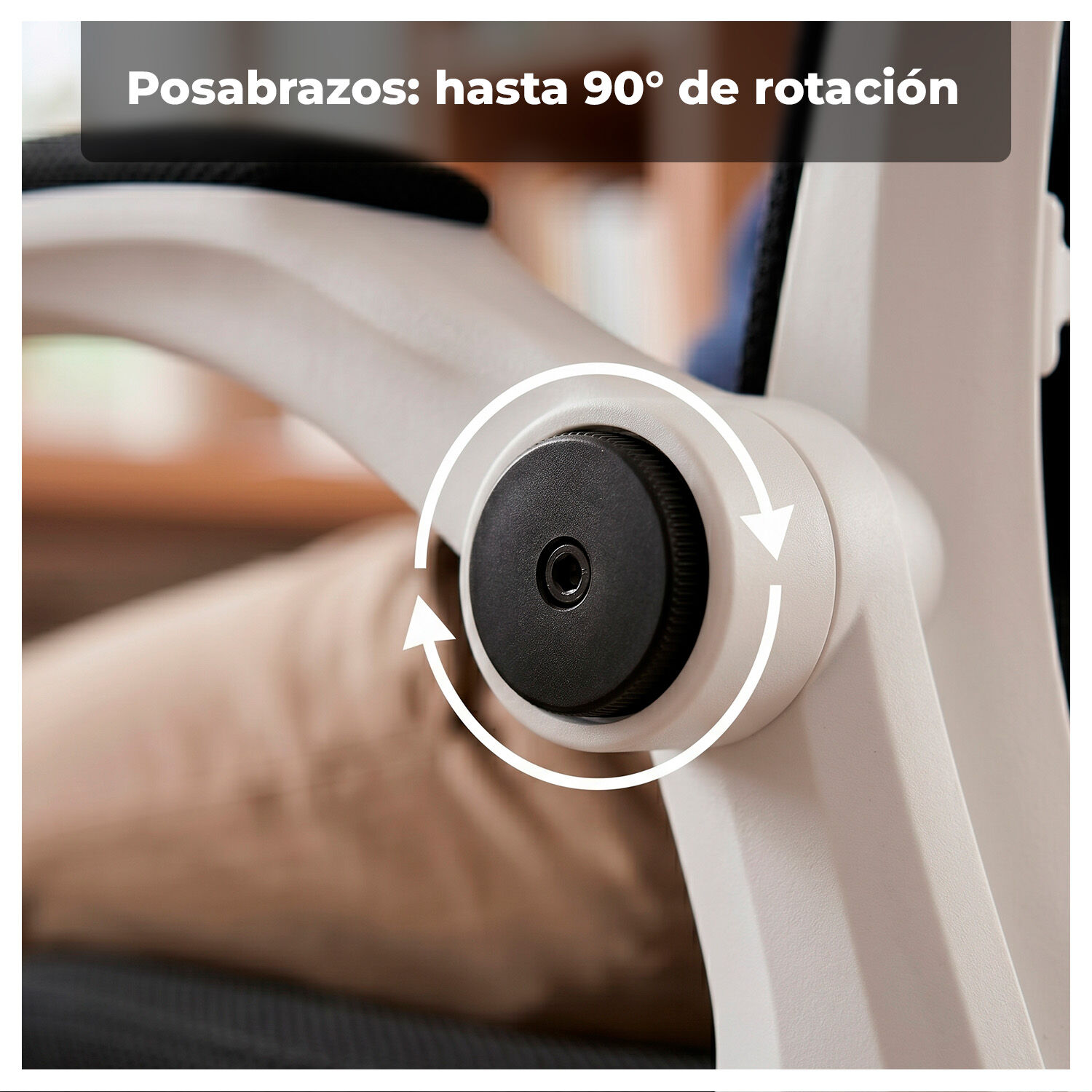 Silla Ergon&oacute;mica Oficina Reclinable Apoyacabeza image number 8.0