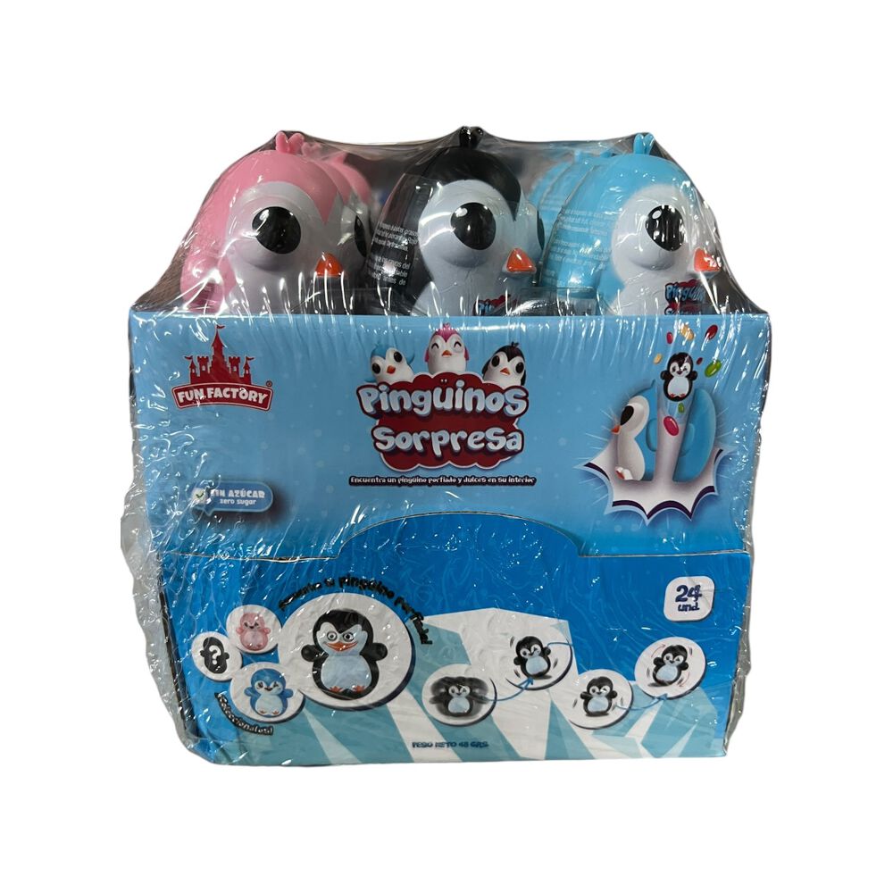 Pack 12 Pingüinos Dulce + Juguete Sorpresa Cumpleaños image number 0.0