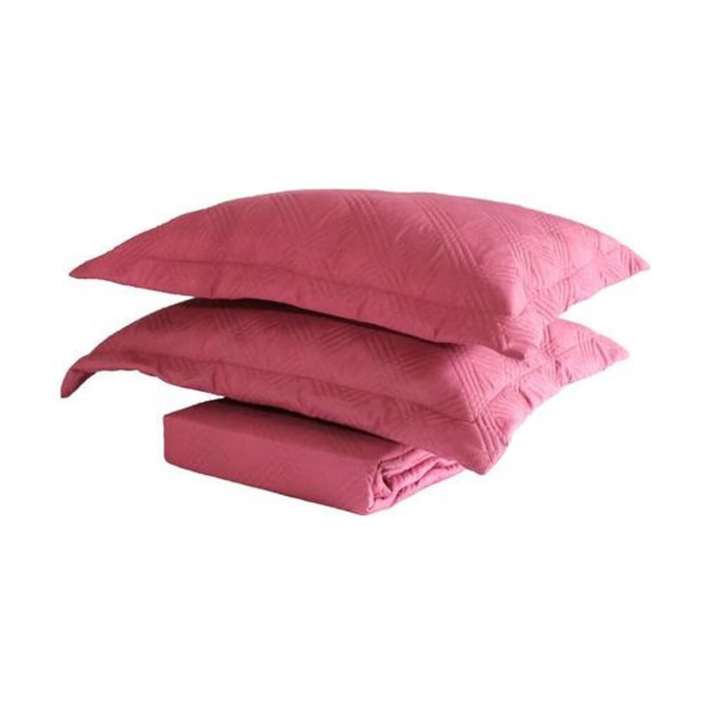 Quilt Andes Liso Frambuesa 2 Plazas image number 1.0