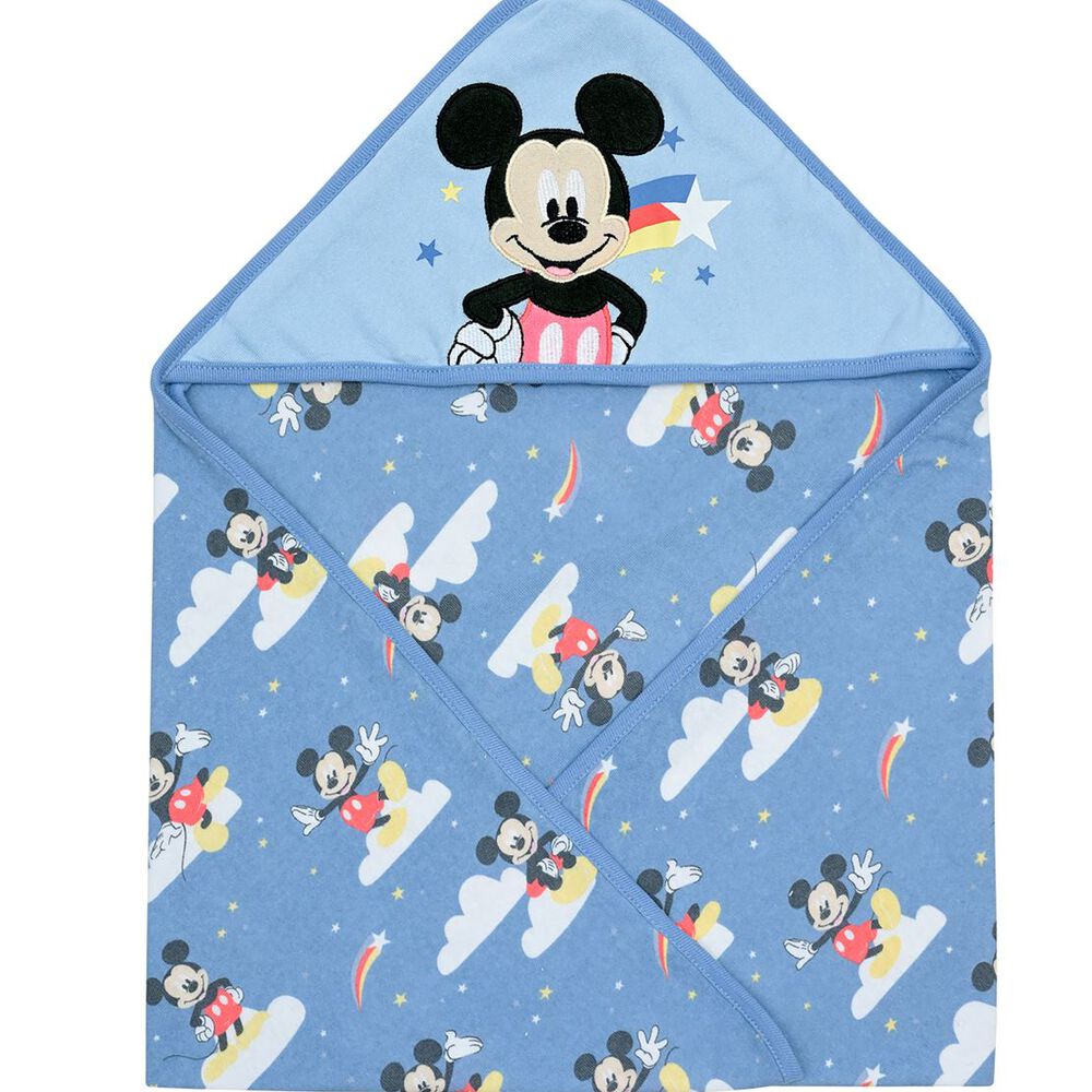 Toalla Capucha Bambino Mickey Estrella Fugaz Azul image number 0.0