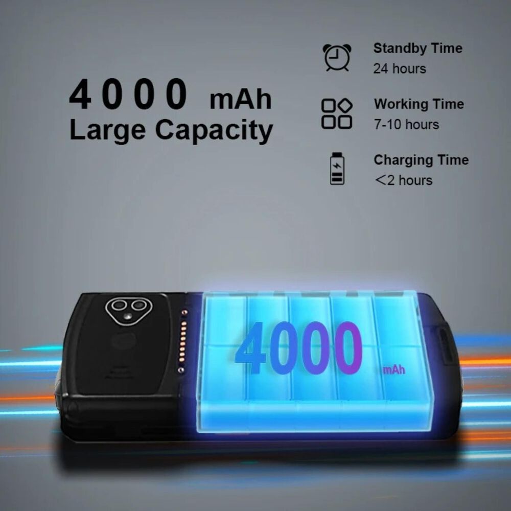 Kt-kp18 Pda Industrial Con Lector De C&oacute;digos De Barras, Rfid/nfc 13.56mhz, Android 12 image number 3.0