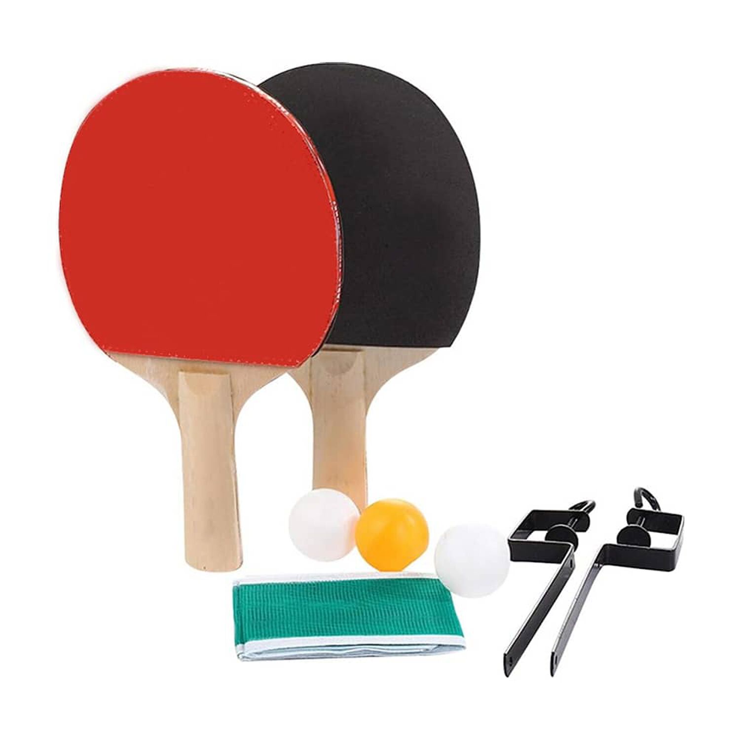 Pack 2 Paletas De Ping Pong +3 Pelotas + Malla Modelo Clasic image number 0.0
