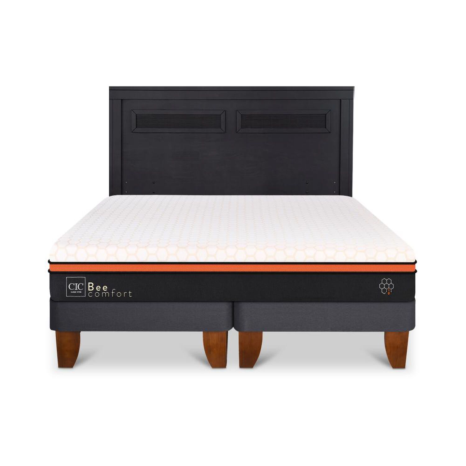 Cama Europea Cic Beecomfort / King / Base Dividida + Respaldo image number 0.0