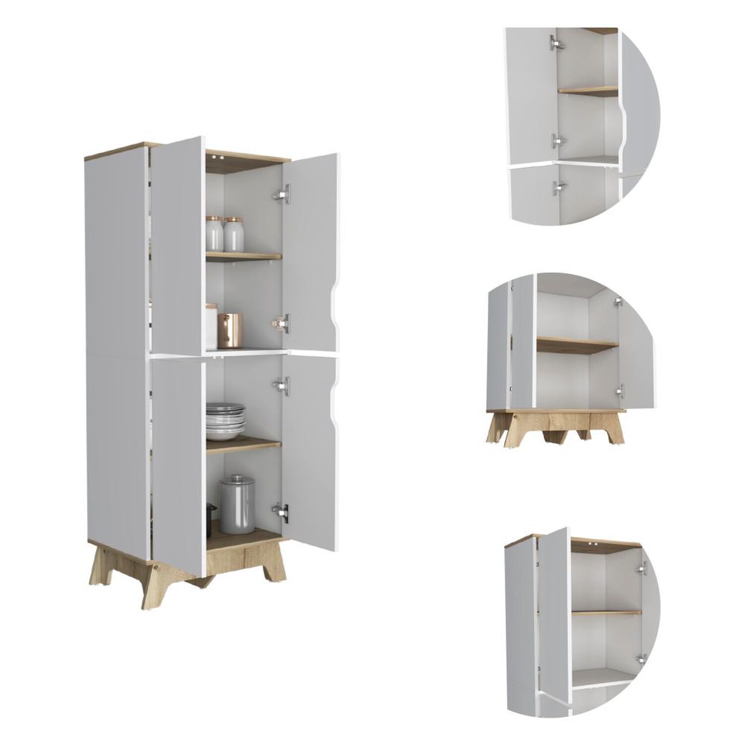 Buffet Tuhome Bi Color / 4 Puertas image number 7.0