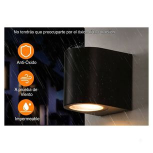 Foco Aplique Led De Pared Exterior Terraza Fachada Impermeable