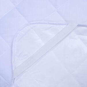 Cubrecolchon Impermeable Mashini 2 Plazas Blanco