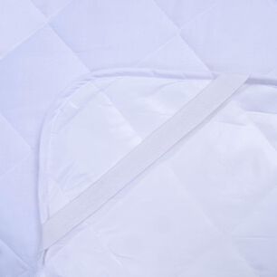 Cubrecolchon Impermeable Mashini 2 Plazas Blanco