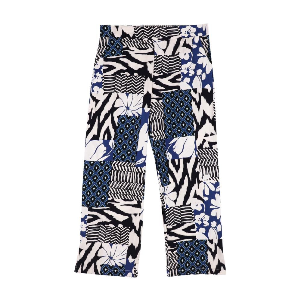 Pantalón Full Print Tiro Medio Palazzo Mujer Geeps image number 0.0