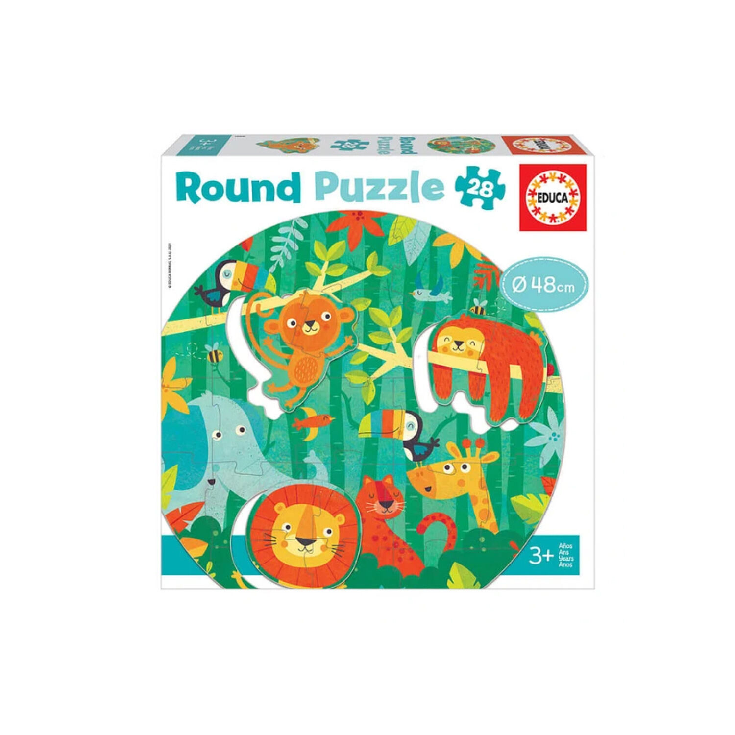 Puzzle 28 Piezas La Selva 48cm Educa - Ps image number 0.0