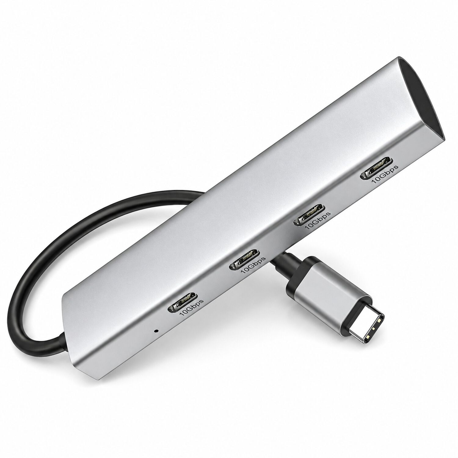 Hub Usb-c 3.2 De Aluminio Con 4 Puertos Usb-c De 10 Gbps image number 1.0