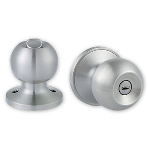 Pack De 2 Cerraduras De Ba&ntilde;o Doncan Pro De Acero Inoxidable