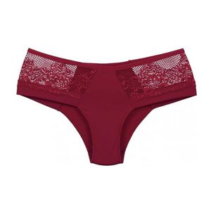 Bikini Microfibra Encaje Rojo 2rios