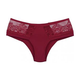 Bikini Microfibra Encaje Rojo 2rios