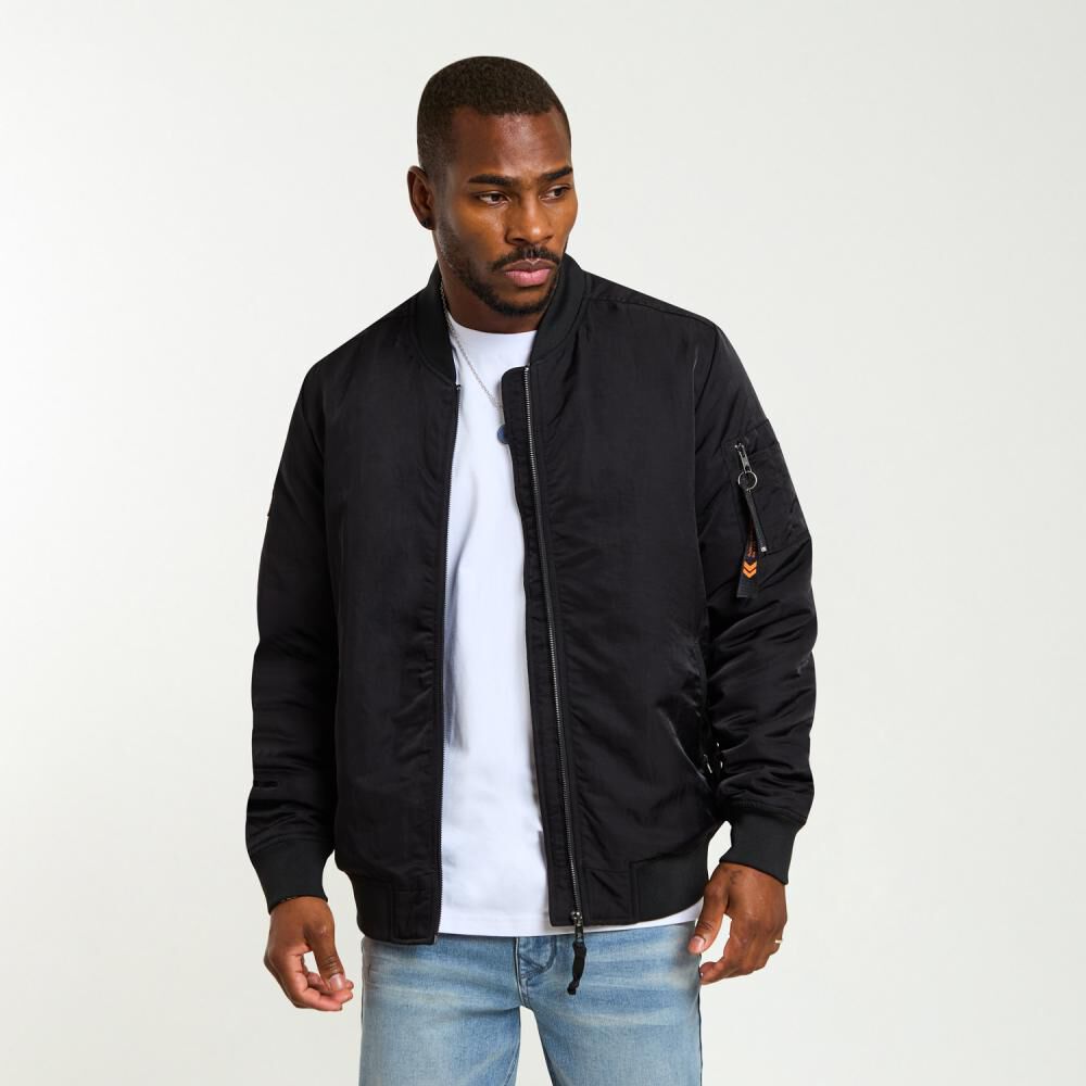 Chaqueta Lisa Slim Cuello Redondo Hombre Rolly G image number 0.0