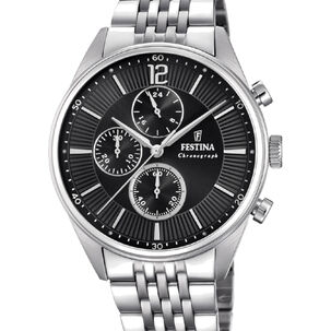 Reloj F20285/4 Festina Negro Hombre Timeless Chronograph