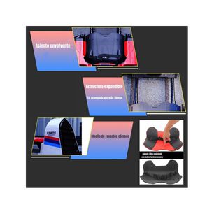 Go Kart Auto El&eacute;ctrico 12v25a Rojo Con Control Lubabycas