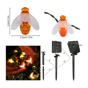 Guirnalda Solar 30 Led Luces De Abejas