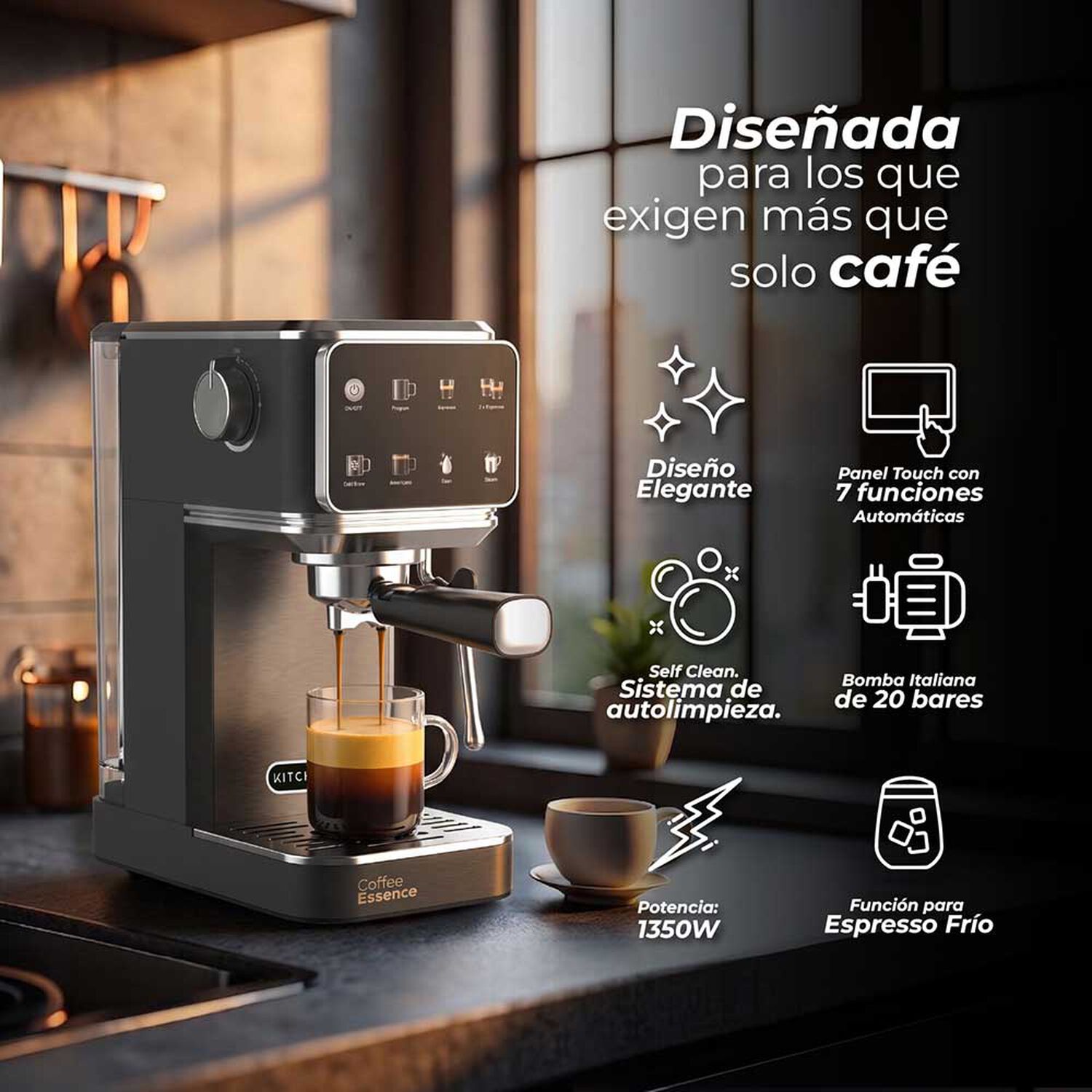 Cafetera Espresso Slim Shot 7 En 1 image number 5.0
