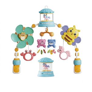 M&oacute;vil Musical Cuna Beb&eacute; Con Control Remoto Carrusel Animales 0m+