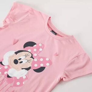Pijama Corto Ni&ntilde;a Puntos Minnie Rosado Disney