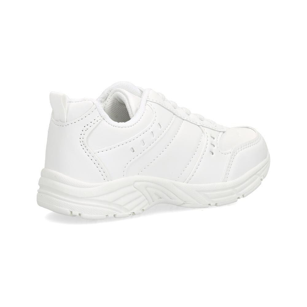 Zapatilla Escolar Legal Street Unisex Blanco image number 3.0
