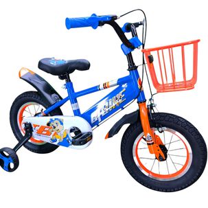 Bicicleta Aro 12 Infantil Cfbike Azul/naranjo